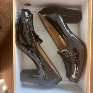 Michael Kors Plum Patent Leather Loafers